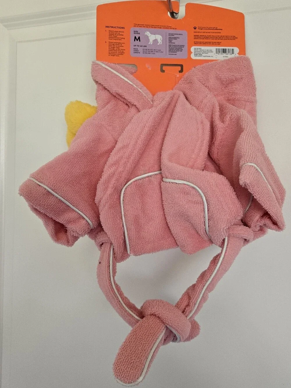 Target dog bathrobe